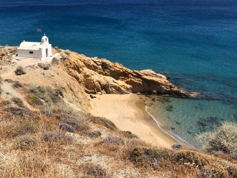 The magnificent beach of Agioi Anargyroi